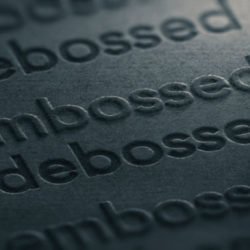 embossing vs debossing compare packaging
